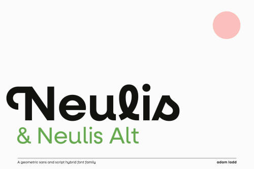 Neulis: A Modern & Clean Font Design – $15The Neulis design…